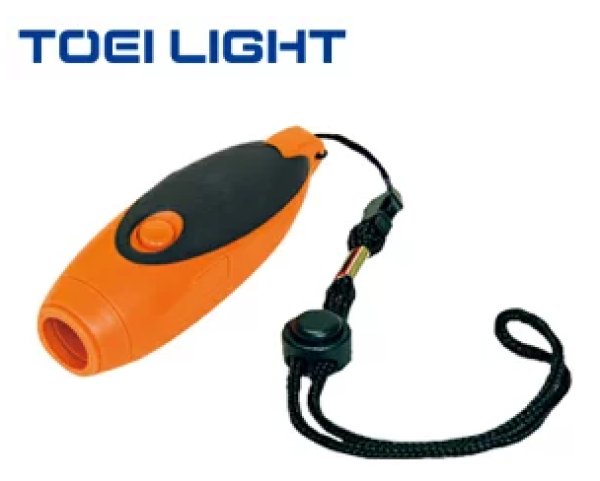 画像1: TOEI　LIGHT　電子ホイッスルHP５８８-3(オレンジ色) (1)